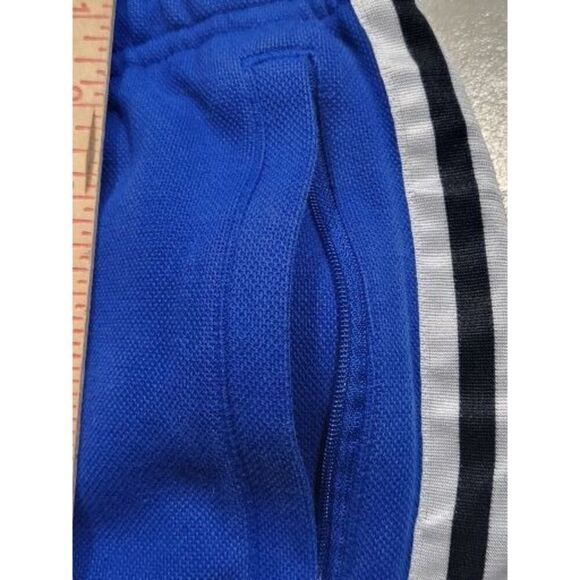 Adidas Multipurpose Shorts Men Sz L Blue White Drawstring Pockets Athleisure - Picture 3 of 7